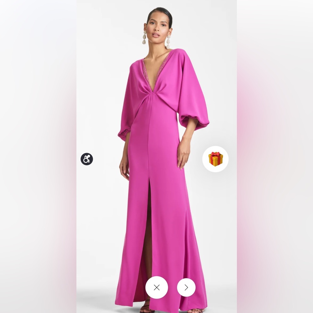 NWT - Sachin and Babi Magenta Gown